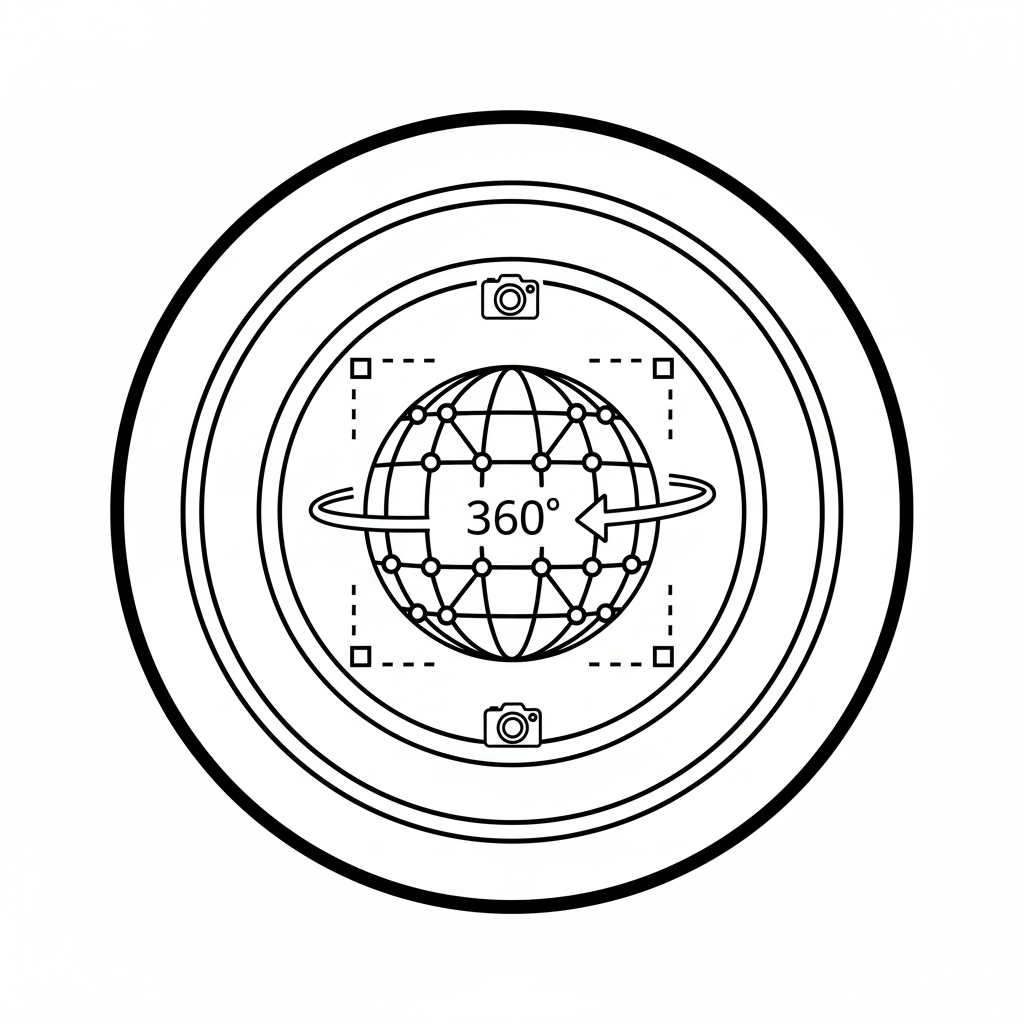 Tour 360° de todos os ambientes